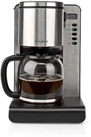 Nedis KACM280EAL ALU házas Kávéfőző | Kávé filter | 1.5 l | 12 Csészék | Melegen kép