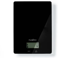 Nedis KASC610BK Konyhai mérleg | digitális | műanyag / üveg | fekete kép