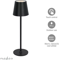 Nedis LED | 1.8 W | 150 LM | 3000 - 6000 K | FEKETE Led asztali lámpa | led | 1.8 w | 150 lm | 3000 - 6000 k | fekete kép