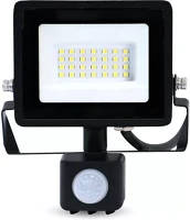 Nedis LLFLP16BLK mozgásérzékelős led reflektor 20w, ip44, 4000 k, 1620 lm, 220 - 240 v ac kép