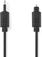 Nedis MINI-TOSLINK | 2.00 M kerek | pvc | fekete | boríték kép