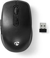 Nedis MSWS110BK Egér | Vezeték Nélküli | 800 / 1200 / 1600 dpi | Állítható DPI | kép