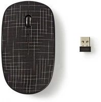 Nedis MSWS500BK Egér | Vezeték Nélküli | 800 / 1200 / 1600 dpi | Állítható DPI | kép