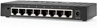Nedis NSWH8P110BK Hálózati kapcsoló | Vezetékes sebesség: Gigabit | Ethernet portok száma kép