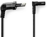 Nedis PCGP11075BK20 Tápkábel | Euro Férfi | IEC-320-C1 | Szögben | Könyök 90 kép