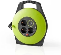 Nedis PECCR10UFGN Kábeldob - hosszabbító - usb port - 10 m kép