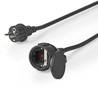 Nedis PECN120FBK Kültéri hosszabbító - 20 m - ip44 - fekete kép