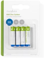 Nedis R03 Cink-szén elem aaa | 1.5 v dc | cink-szén | 4 - buborékfólia | kép