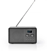 Nedis RDDB5110BK DAB+ Rádió | Asztali Kivitel | DAB+ / FM | 1.3 