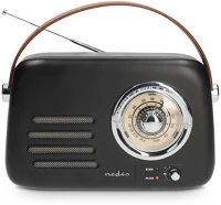 Nedis RDFM2600BK retró fm rádió, bluetooth kép