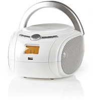Nedis SPBB100WT Cd rádió | bluetooth | usb | mp3 | aux | fehér () kép