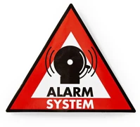 Nedis STCKWA105 Figyelmeztető matrica | háromszög | piros | 5 db kép