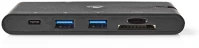 Nedis TCARFD200BK USB Dokkoló Állomás | USB 3.2 Gen 1 | USB-C kép