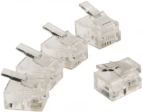 Nedis TCGP90923TP Moduláris telefon csatlakozó rj11 4p4c - 10 db () kép