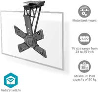 Nedis TVCM5850BK SmartLife Motorised TV Ceiling Mount | 23 - 65 