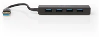 Nedis UHUBU3410BK Usb hub,elosztó kép