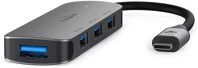 Nedis USB 3.2 GEN 1 | USB-ÁRAMELLÁTÁSÚ | 5 GBPS Usb hub | 1x usb-c™ | 4x usb a female | 4-port port(s) | kép