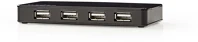 Nedis USB HUB 7 portos usb hub + tápegység kép