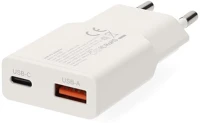 Nedis WCHA20WT Gyorstöltő usb-a / usb-c töltő, pd3.0, 20w kép