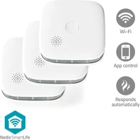 Nedis WIFIDS20WT3 SmartLife füstérzékelő | Wi-Fi | Elemes Áramellátás | Érzékelő kép