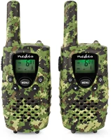 Nedis WLTK0810BK Walkie-Talkie szett | 2 Kézibeszélő | Legfeljebb 8 km | Frekvencia kép