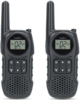 Nedis WLTK1050BK Walkie-Talkie szett | 2 Kézibeszélő | Legfeljebb 10 km | Frekvencia kép