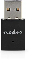 Nedis WSNWM310BK Hálózati adapter | Wi-Fi | N300 | 2.4 GHz | USB2.0 | Wi-Fi sebesség kép