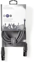 Nedis XLR 3ÉRINTKEZŐS COTH15010GY50 balanced/szimmetrikus félprofi XLR audio kábel kép