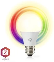 Nedis ZBLC10E27 SmartLife Színes izzó | Zigbee 3.0 | E27 | 806 lm | 9 W | Meleg és kép