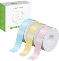 Nelko P21 12*40 MM P21  12*40 mm kék, sárga, pink termikus címke címkenyomtatóhoz kép