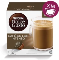 Nescafé CAFÉ AU LAIT INTENSO ®  dolce gusto® kávékapszula, 16 db kép