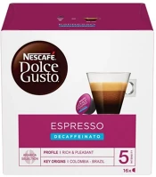 Nescafé ESPRESSO KOFFEINMENTES ® espresso decaffeinato dolce gusto® kávékapszula, 16 db kép