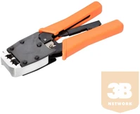 Netrack 100-03 Moduláris krimpelő fogó rj45 8p+6p, casted body, pressure control kép