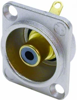 Neutrik NTR-NF2D-0 Csatlakozó rca dugasz fém kép