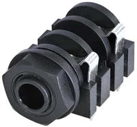 Neutrik NTR-NYS2162 Mono csatlakozó 6.35 mm aljzat fekete kép