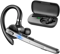 New bee M53 Bluetooth fülhallgató, v5.1, multipoint, töltőtok, mikrofon, funkció kép