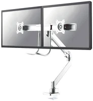 Newstar NM-D775DXWHITE 2 részes monitor asztali tartó 25,4 cm (10) - 81,3 cm (32) csuklóval kép