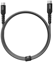 Next one USBCX2-BRD-SG 1,2m type-c fonott asztroszürke adat- és töltőkábel kép