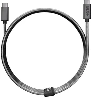 Next one USBCX2-MET-SG 1,2m type-c metál asztroszürke adat- és töltőkábel kép