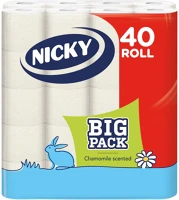 Nicky DA503XSZWY8004260014946 Big pack toalettpapír, 3 rétegű, 40 tekercs kép