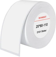 Niimbot T25*60-110 T25*60-110 thermal label white kép