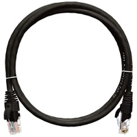 Nikomax NMC-PC4SA55B-020-C-BK Patch kábel s/ftp, cat6a, lszh,   2m, fekete kép