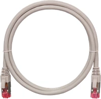 Nikomax NMC-PC4SA55B-020-C-GY Patch kábel s/ftp, cat6a ,lsoh , 2m ,szürke kép