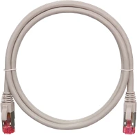Nikomax NMC-PC4SA55B-200-C-GY Patch kábel s/ftp, cat6a, lszh, 20m ,szürke kép