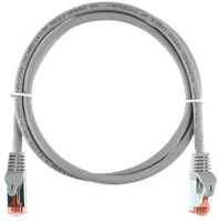 Nikomax NMC-PC4SA55B-ES-015-C-GY Patch kábel s/ftp cat6a lsoh, essential series,  1,5m, szürke kép