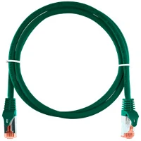 Nikomax NMC-PC4SA55B-ES-020-C-GN Patch kábel s/ftp cat6a lsoh, essential series,  2m, zöld kép