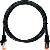 Nikomax NMC-PC4SA55B-ES-030-C-BK Patch kábel s/ftp cat6a lsoh, essential series, 3m, fekete kép