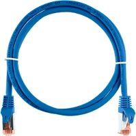 Nikomax NMC-PC4SA55B-ES-100-C-BL Patch kábel s/ftp cat6a lsoh, essential series, 10m, kék kép