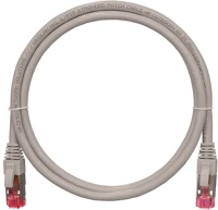 Nikomax NMC-PC4SE55B-ES-020-C-GY NIKOMAX Patch kábel S/FTP, Essential Series, CAT6 LSOH, 2m, szürke kép