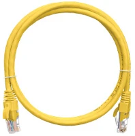 Nikomax NMC-PC4UD55B-005-C-YL Patch kábel utp, cat5e, lszh,   0,5m, sárga kép